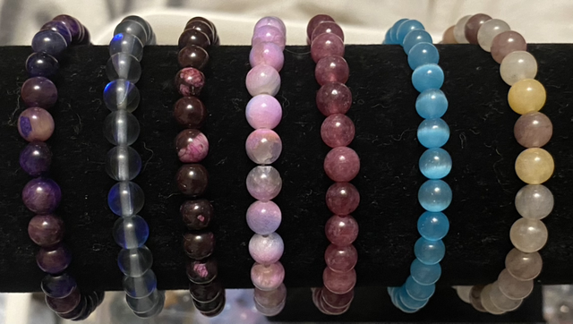 Gemstone bead bracelets 