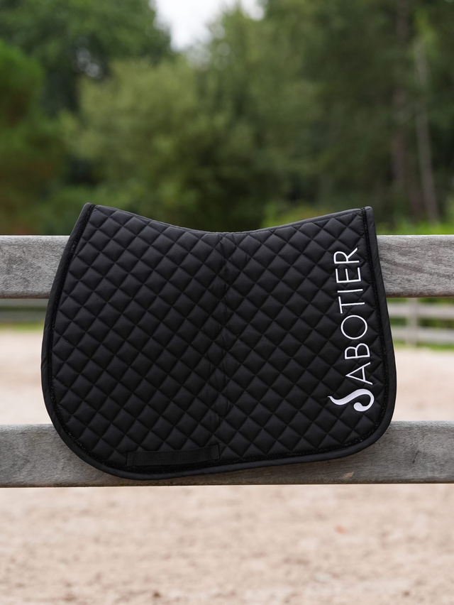 Tapis de selle LE SABOTIER noir
