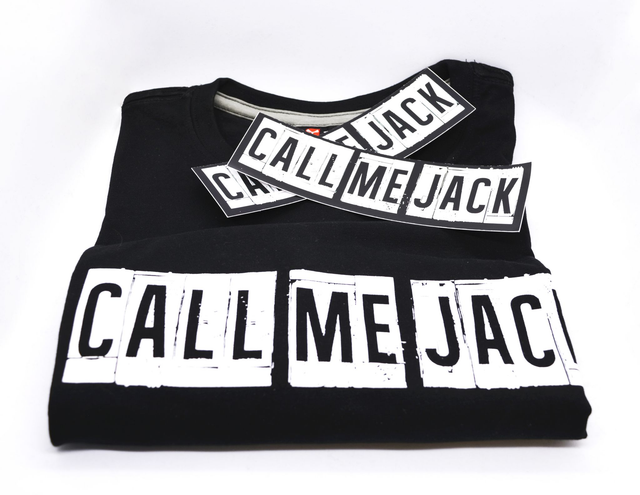 T-Shirt Call Me Jack - Noir