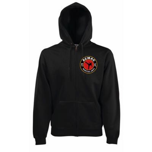 Black Zip Hoodie