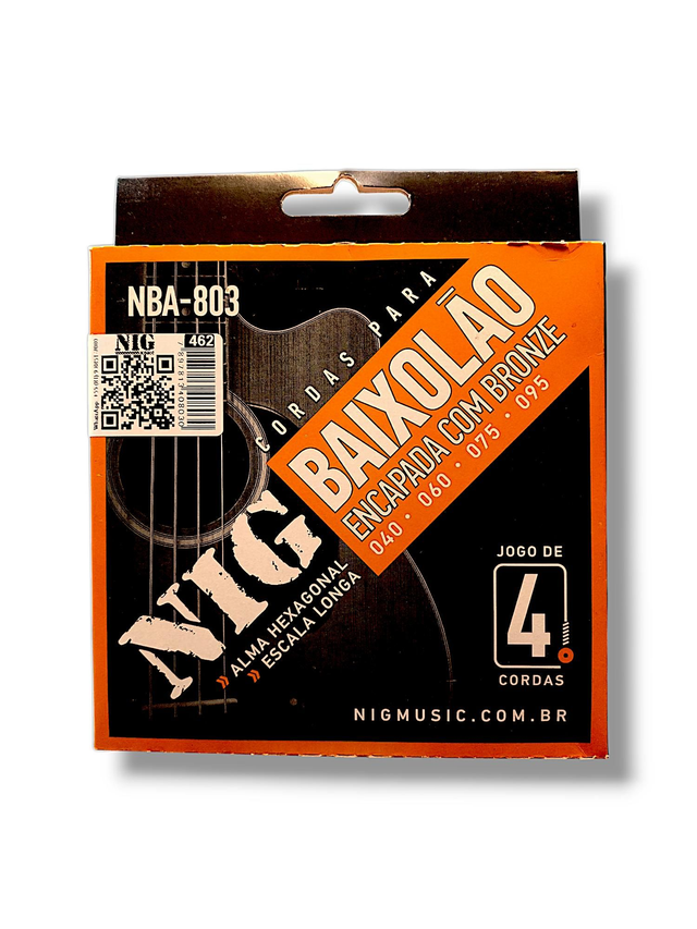 462 - Encordoamento Cordas Baixolao 0.40 NBA-803 NIG 