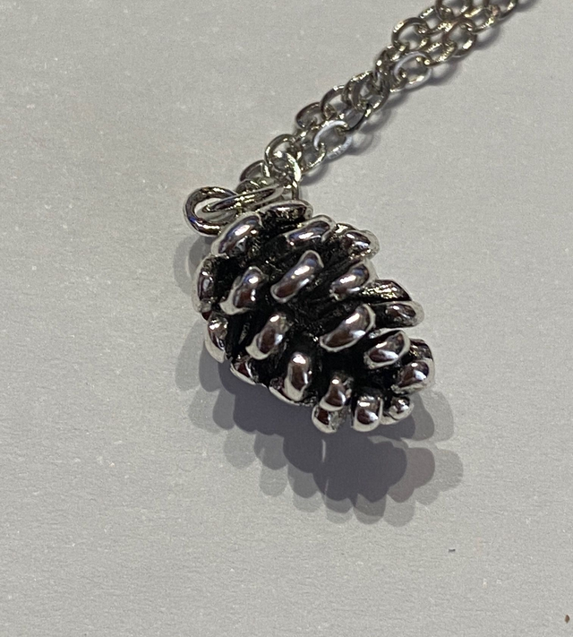 Pine cone necklace