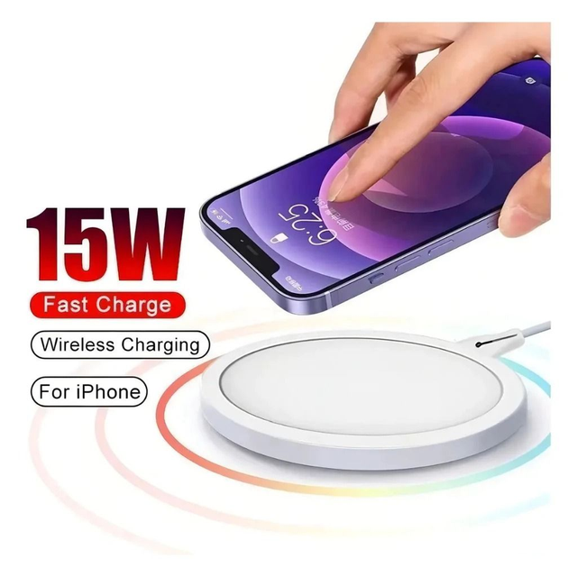 Carregador Sem Fio MagSafe KA-5088 Kapbom 15W – Super Rápido, Seguro e Magnético!