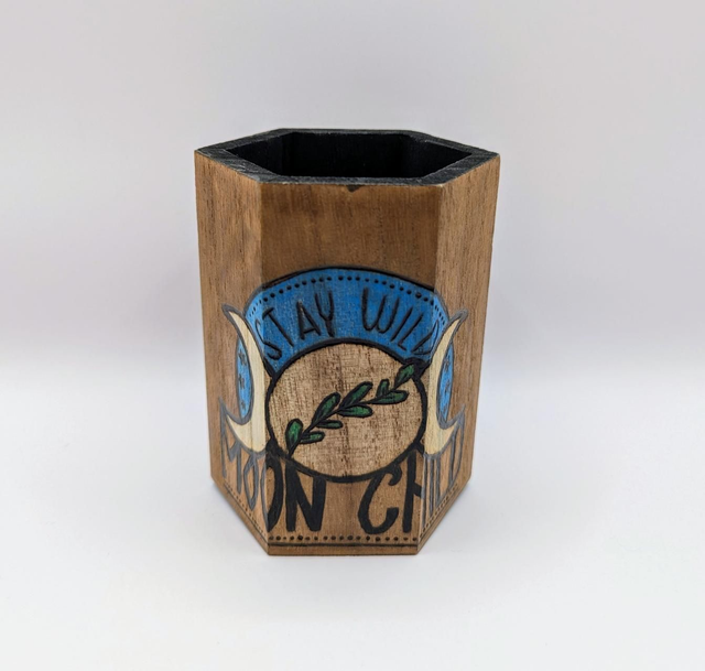 'Stay Wild Moon Child' pot