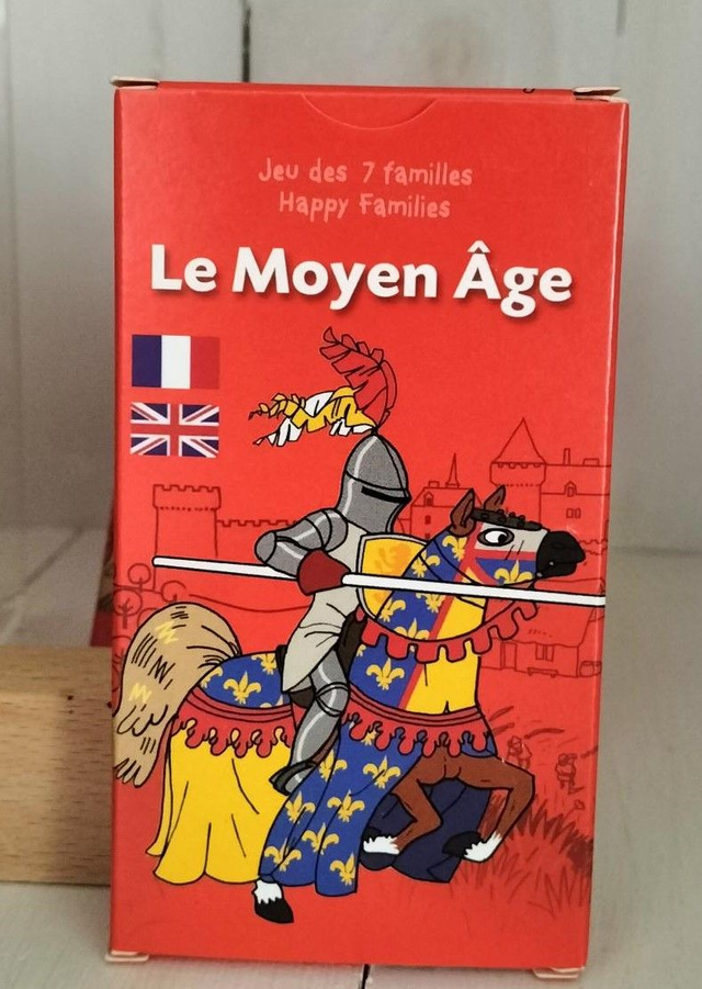 Jeu des  7 familles Le moyen âge