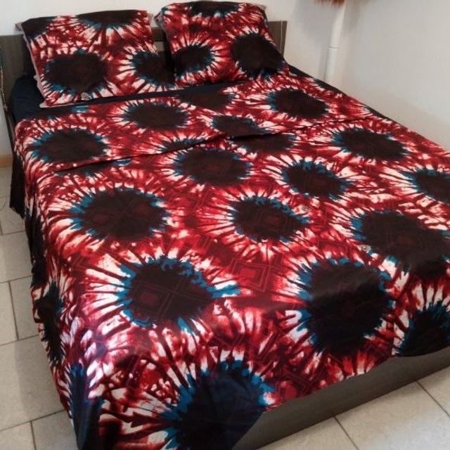 Parure housse de couette 220x240 + 2 taies d'oreillers 63x63 ou 40x70 cm