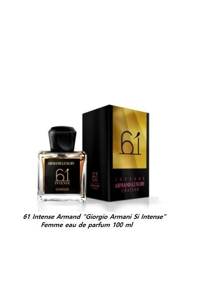 61 Intense Armand "Giorgio Armani Si Intense" Femme eau de parfum 100 ml 