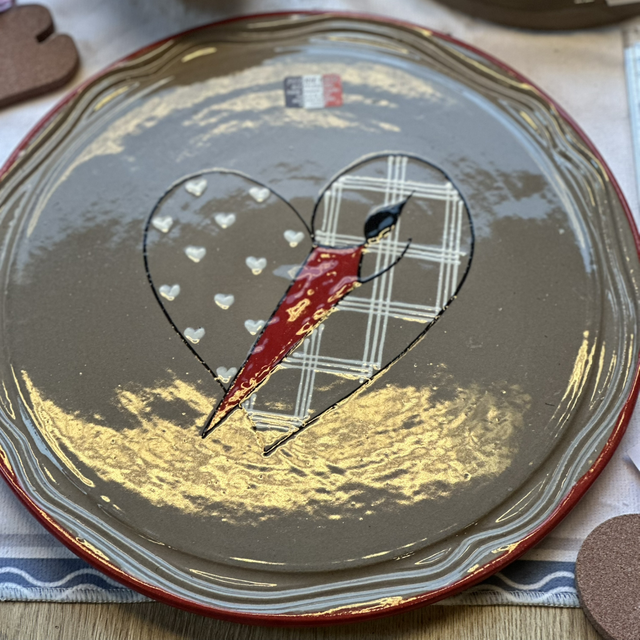 Assiette - Poterie Beck -  34 cm