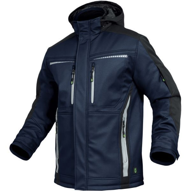 Flex Winter-Softshell marine/schwarz 