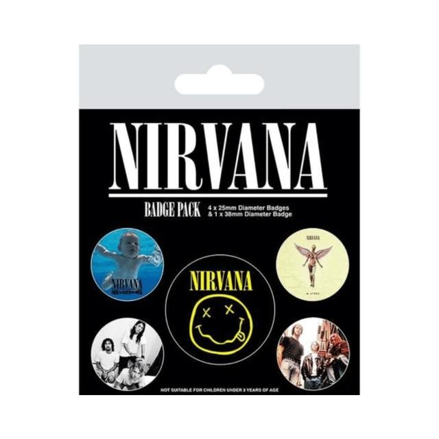 Pyramid International Nirvana Pin Badge Set