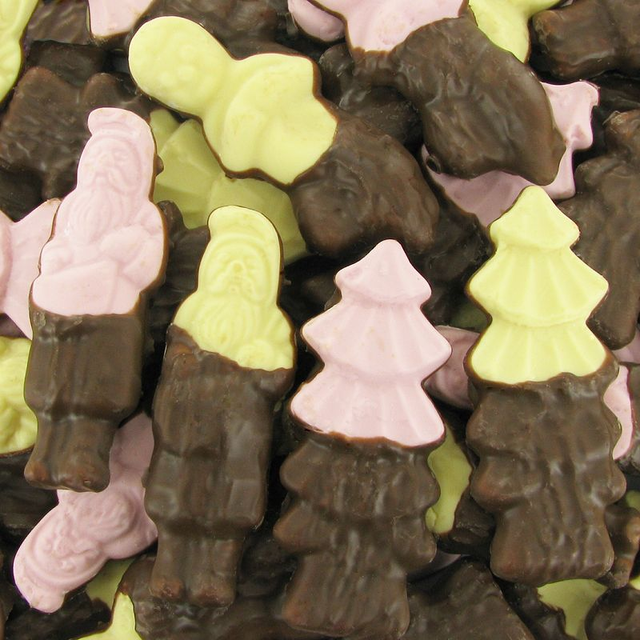 Guimauve de Noël mi-choco lait