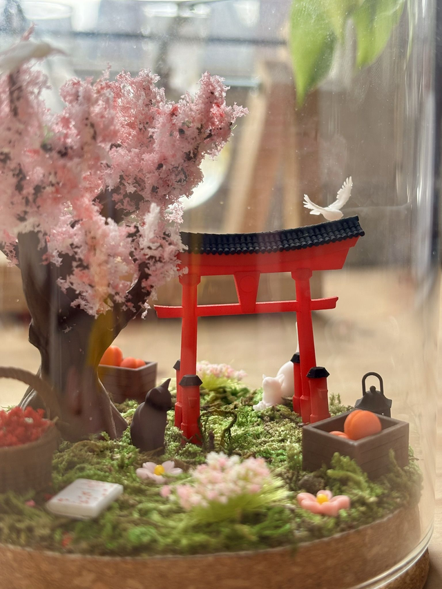 🌸 Terrarium verre - Édition Japon
