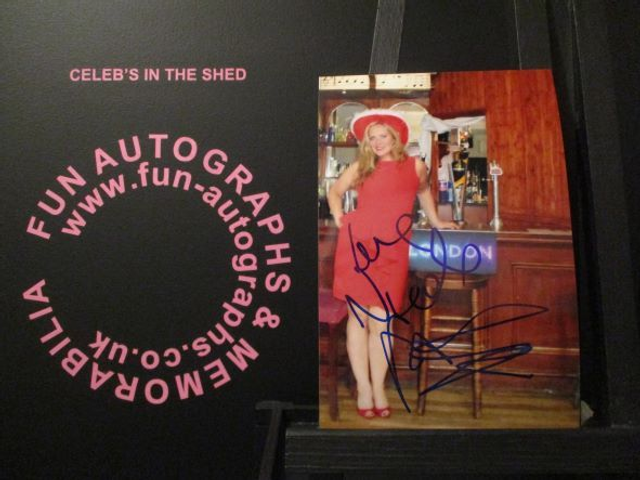 Nicole Faraday Authentic Autographed 6x4 Our Facing Photograph (B)