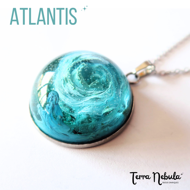 Collier Planète à adopter Atlantis | BP062 | Pétri