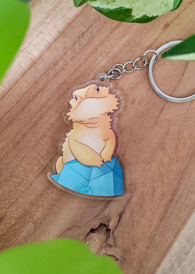 Porte-clés - Pogona Jaune