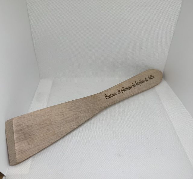 Spatule en bois personnalisable