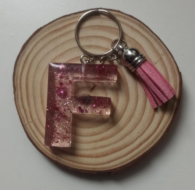 Porte clés lettre - F