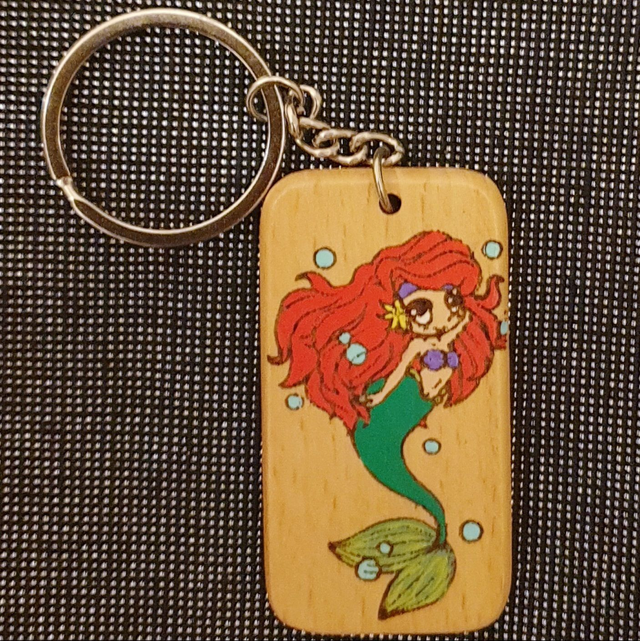 Porte-clef princesse Ariel 
