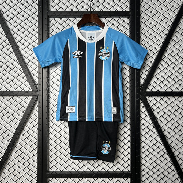 Conjunto camiseta + pantalón NIÑOS 1ª Grêmio Foot-Ball - 25-26