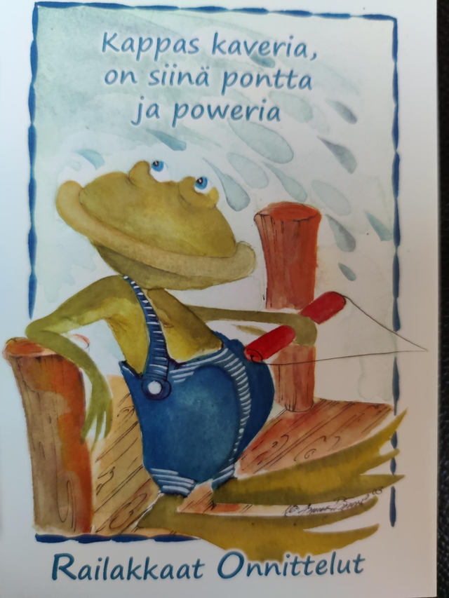 Postikortti Kappas kaveria...