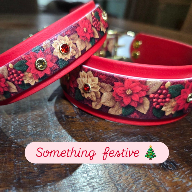 Festive flowers with crystals