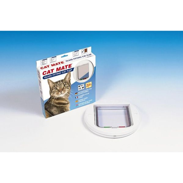 Catmate 210W kattenluik voor glazen deuren