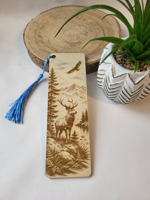 marque pages forêt 