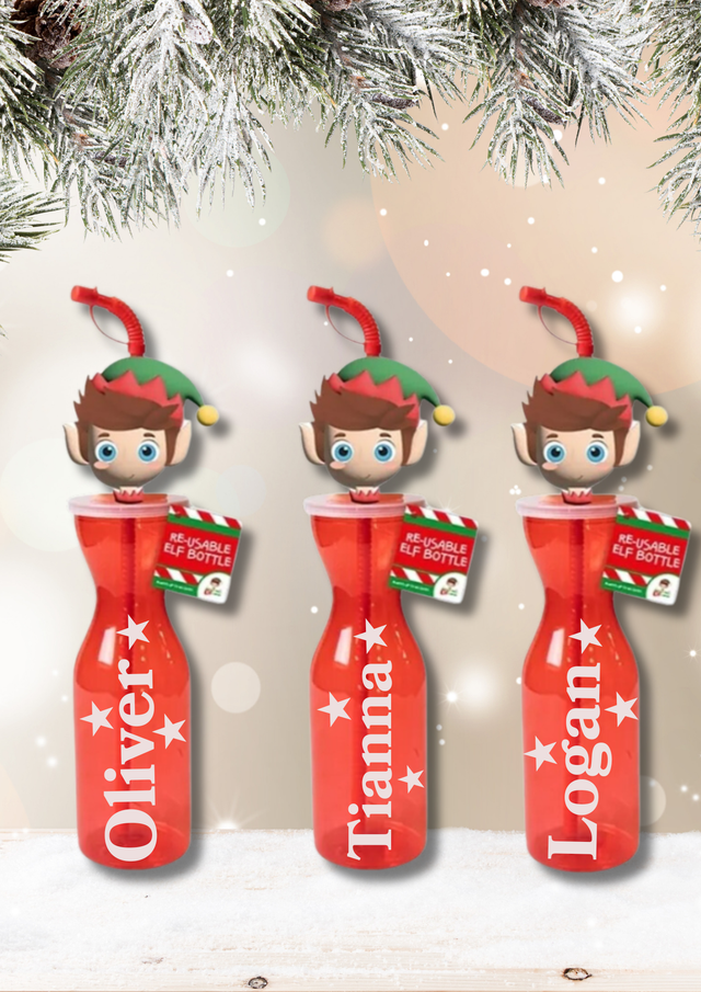 Personalised Elf Bottles