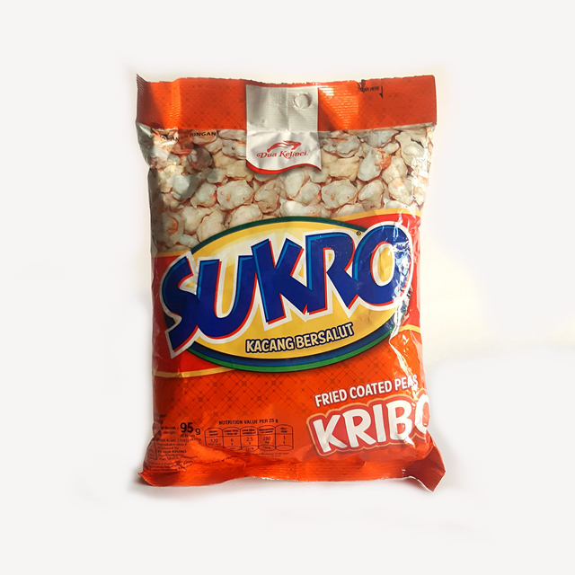 DUA KELINCI Kacang Telur Medan Sukro Kribo 100 gr - Cacahouète Enrobée Croustillante
