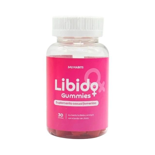 Libido Gummies Suplemento Sexual Femenino 30 Gomitas