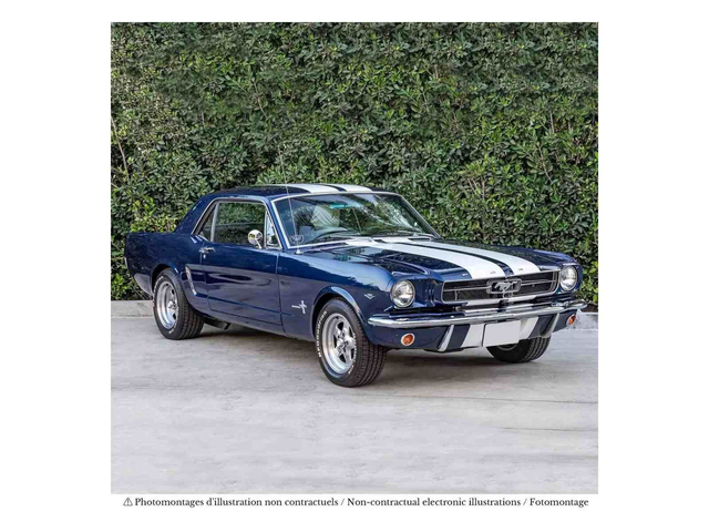 Ford Mustang Coupé 1966 Bleu Brume Nocturne métallisé Norev 182805 1/18