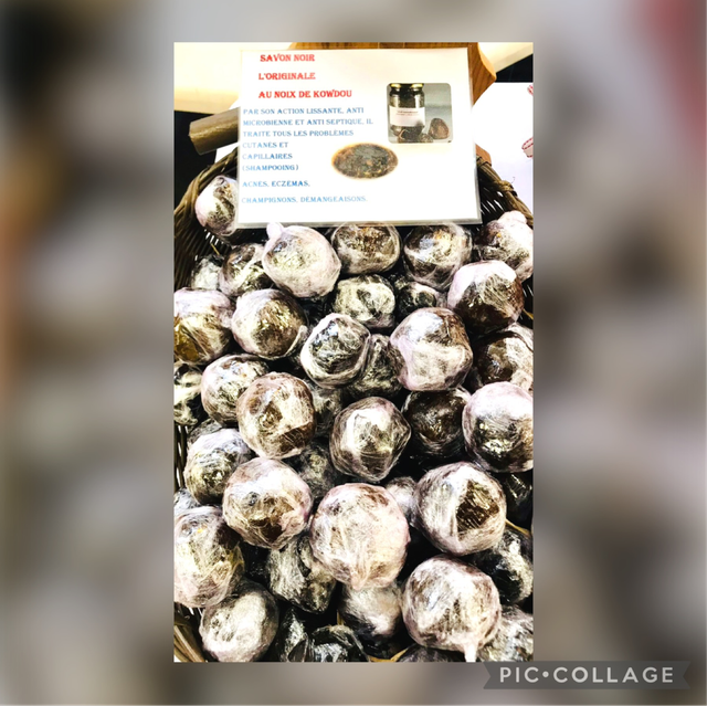 Savon Noir Au Noix De Kowdou 