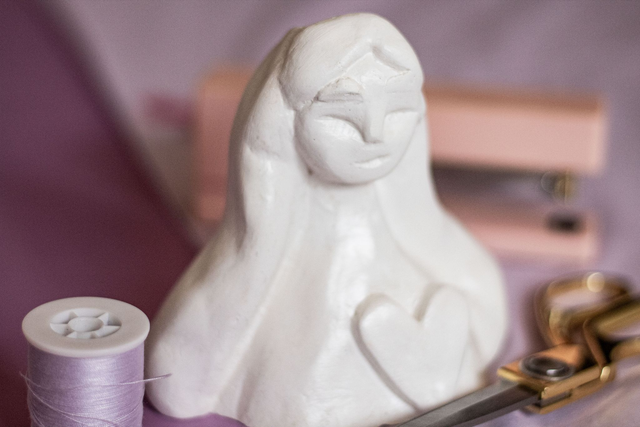 Bougeoir - Femme coeur 