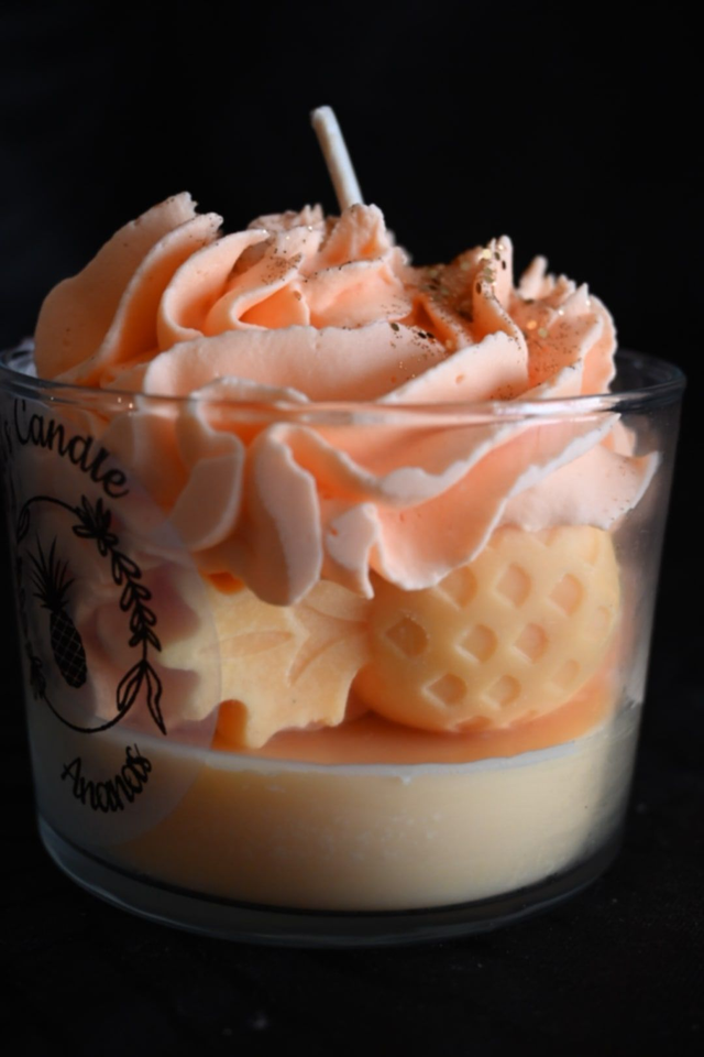 Bougie Ananas – Parfum Ananas Léger & Rafraîchissant