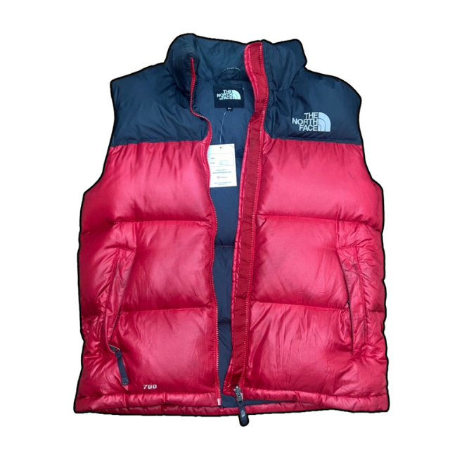 North Face Red Gilet - M