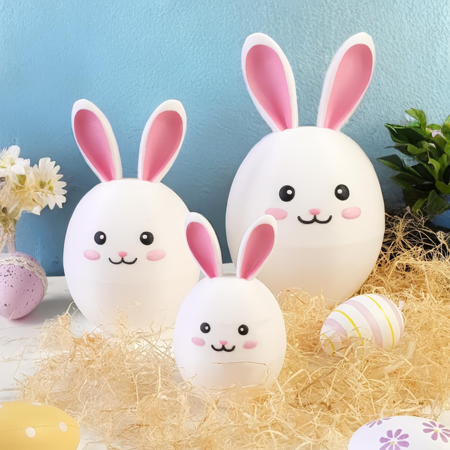 Boîte lapin en forme d'œuf