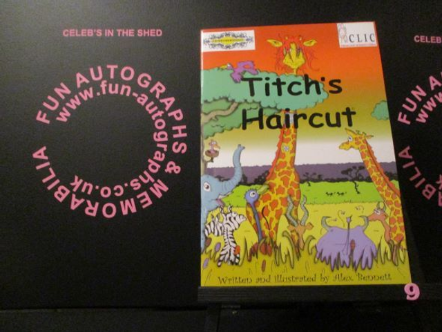Alex Bennett 'Titch Haircut' Authentic Autographed Magazine Book (9)