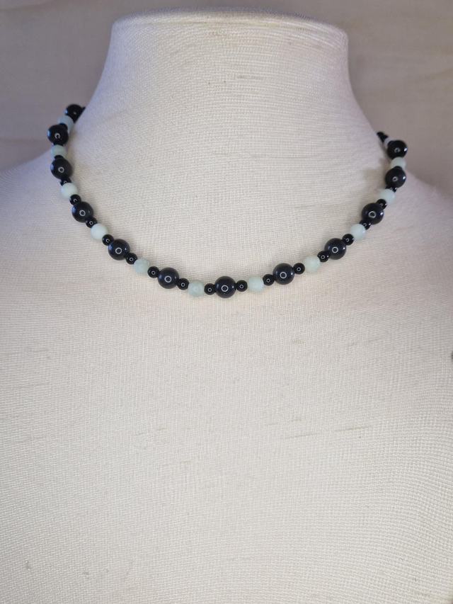 Jade, Obsidienne Oeil Céleste  054