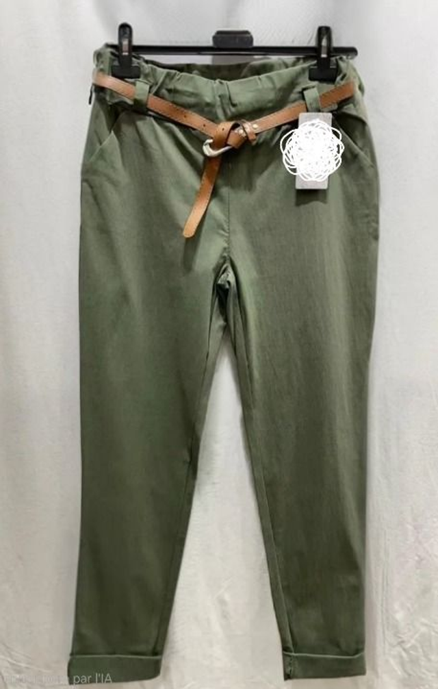 Pantalon Ruby kaki 