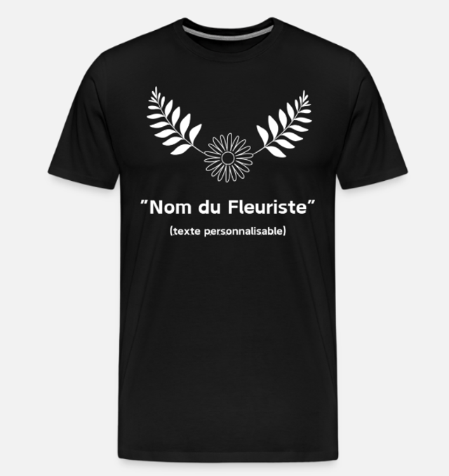 T-shirt personnalisable Fleuriste