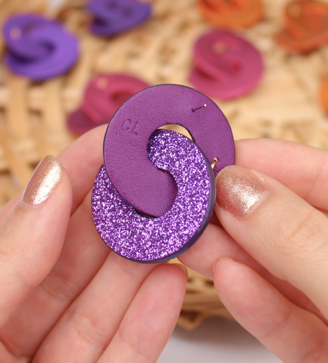 Billy • violet pailleté