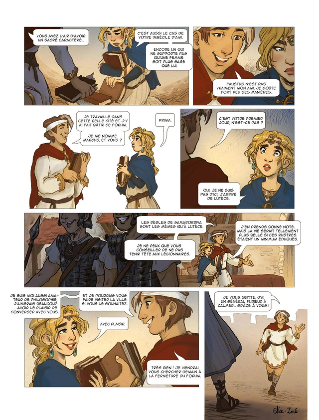 Planche de BD, couleur - commande d&#039;illustration numérique