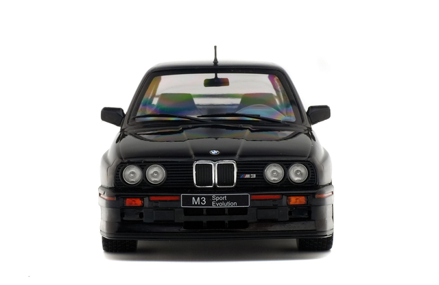 BMW E30 SPORT EVO BLACK 1990 Solido S1801501 1/18