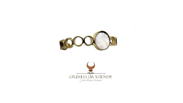 Bracelet "Bulles" Avec Sa Pierre