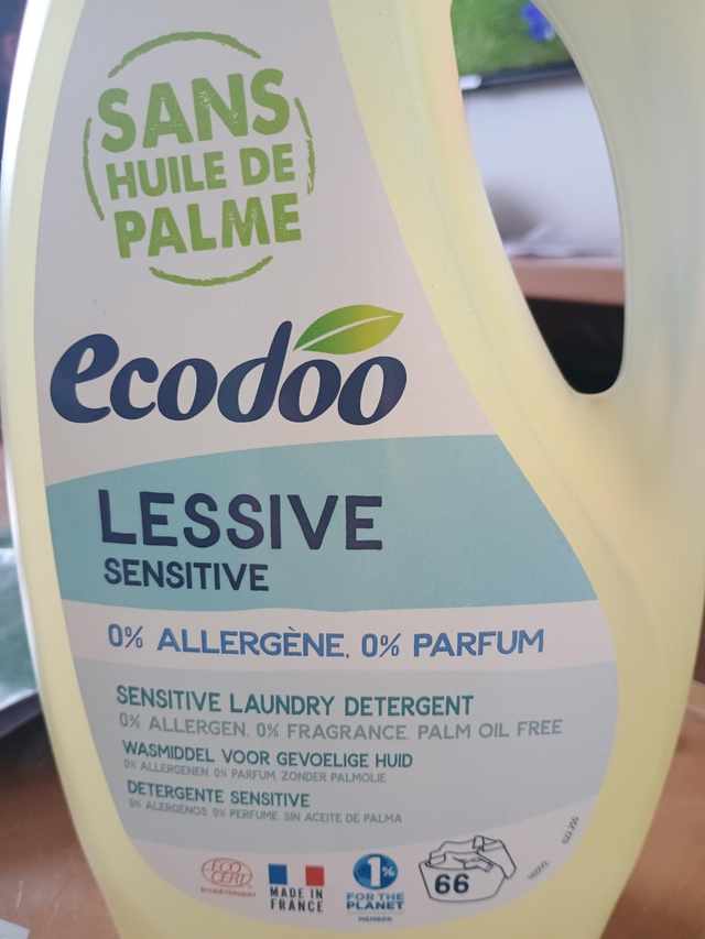 Ecodoo - wasmiddel hypoallergeen 66 wasbeurten