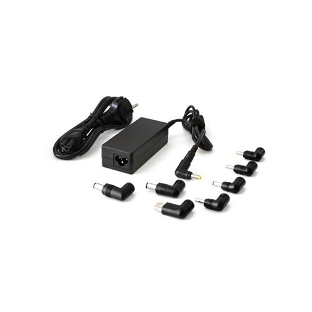 TechMade alimentatore universale  per notebook 65W 8 tips