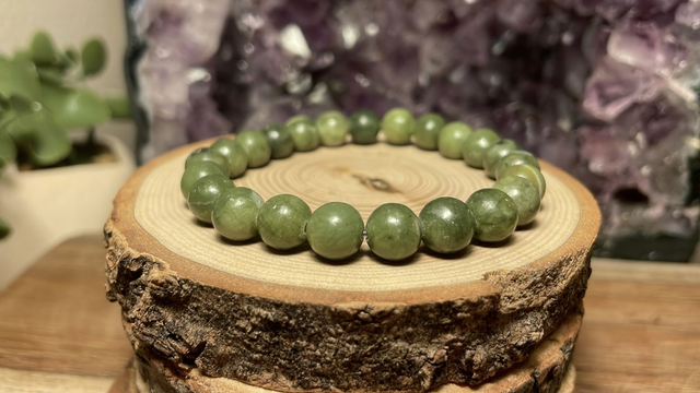 Bracelet JADE DU CANADA 8mm