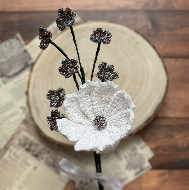 Bouquet Cosmos et Myosotis 