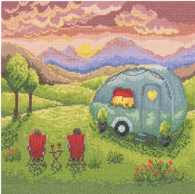 Our Happy Place Counted Cross Stitch Kit By Bothy Threads