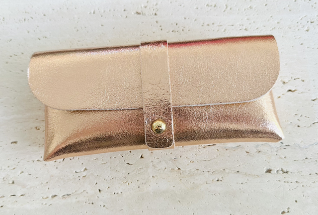 Zonnebrilhoes rose glitter 